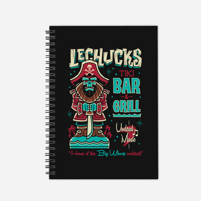 LeChucks Tiki Bar-none dot grid notebook-Nemons