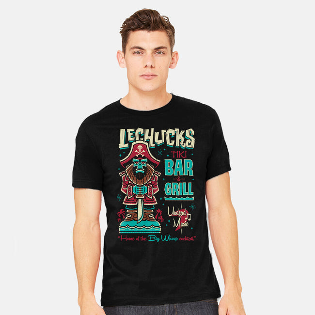 LeChucks Tiki Bar-mens heavyweight tee-Nemons