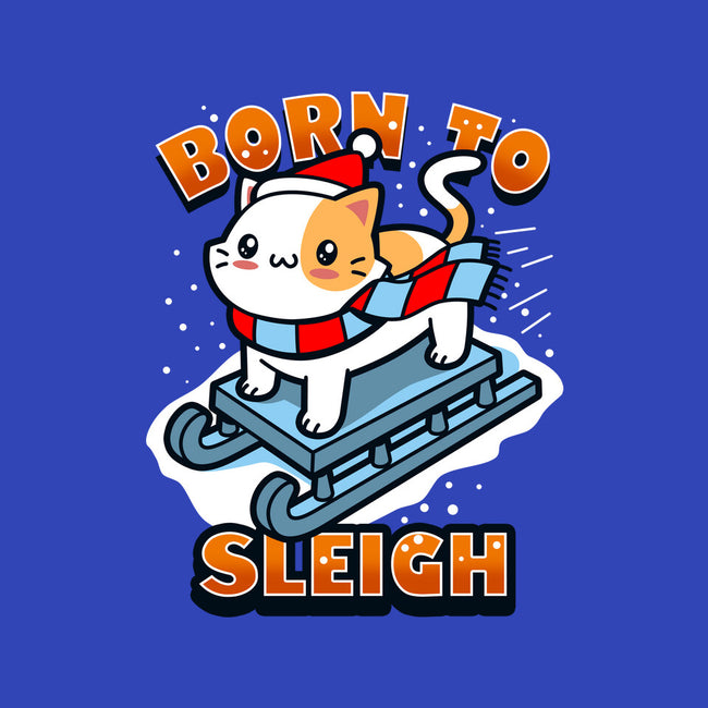 Born To Sleigh-none fleece blanket-Boggs Nicolas