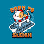 Born To Sleigh-none fleece blanket-Boggs Nicolas