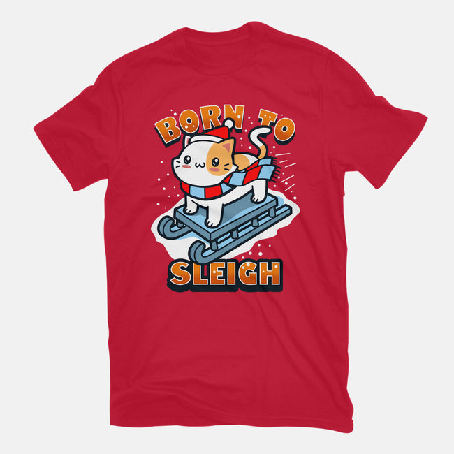 Born To Sleigh-mens premium tee-Boggs Nicolas