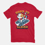 Born To Sleigh-womens fitted tee-Boggs Nicolas