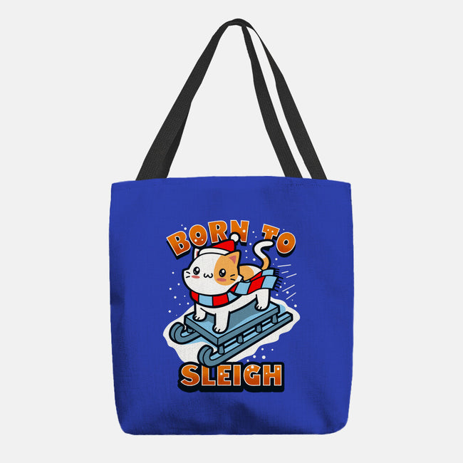 Born To Sleigh-none basic tote bag-Boggs Nicolas