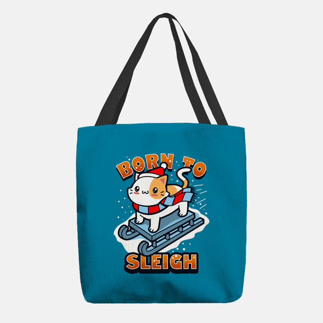 Born To Sleigh-none basic tote bag-Boggs Nicolas