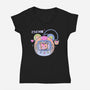 Little Game-womens v-neck tee-Douglasstencil