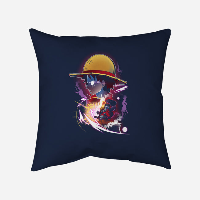 Luffy-none removable cover throw pillow-PanosStamo