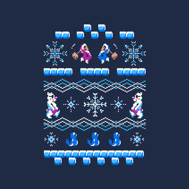 Ice Climber Winter Sweater-none stretched canvas-katiestack.art