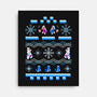 Ice Climber Winter Sweater-none stretched canvas-katiestack.art