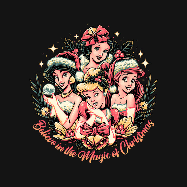 Christmas Princesses-womens fitted tee-momma_gorilla