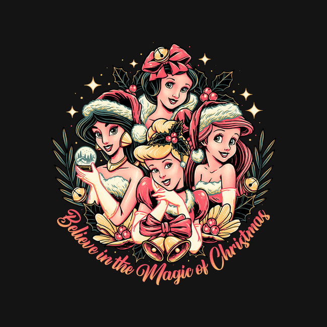 Christmas Princesses-baby basic tee-momma_gorilla