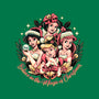 Christmas Princesses-none polyester shower curtain-momma_gorilla