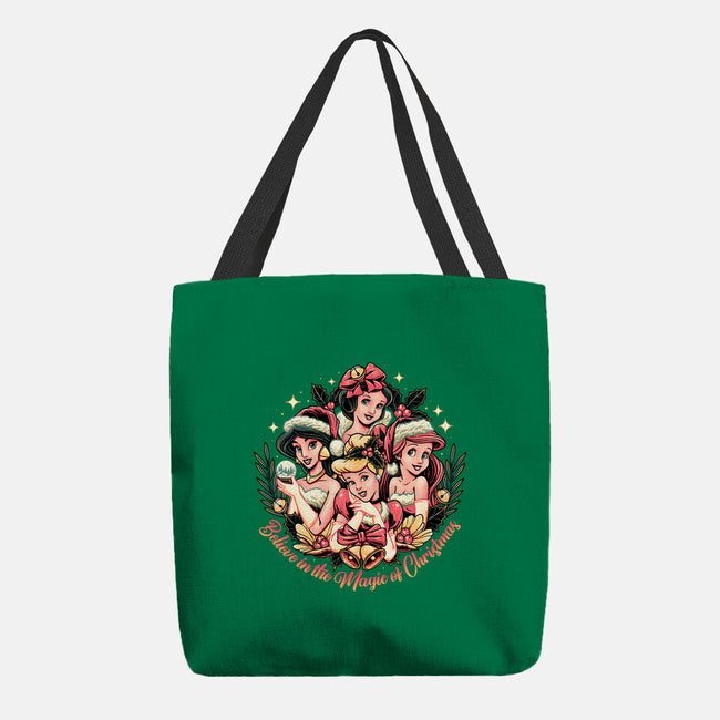 Christmas Princesses-none basic tote bag-momma_gorilla