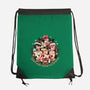 Christmas Princesses-none drawstring bag-momma_gorilla
