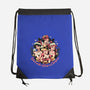 Christmas Princesses-none drawstring bag-momma_gorilla