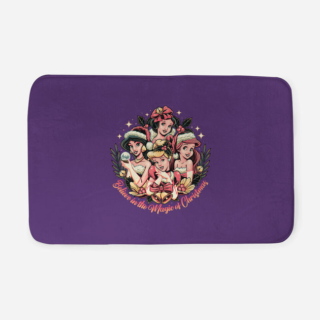 Christmas Princesses-none memory foam bath mat-momma_gorilla