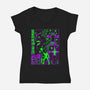 Neon Manga-womens v-neck tee-albertocubatas
