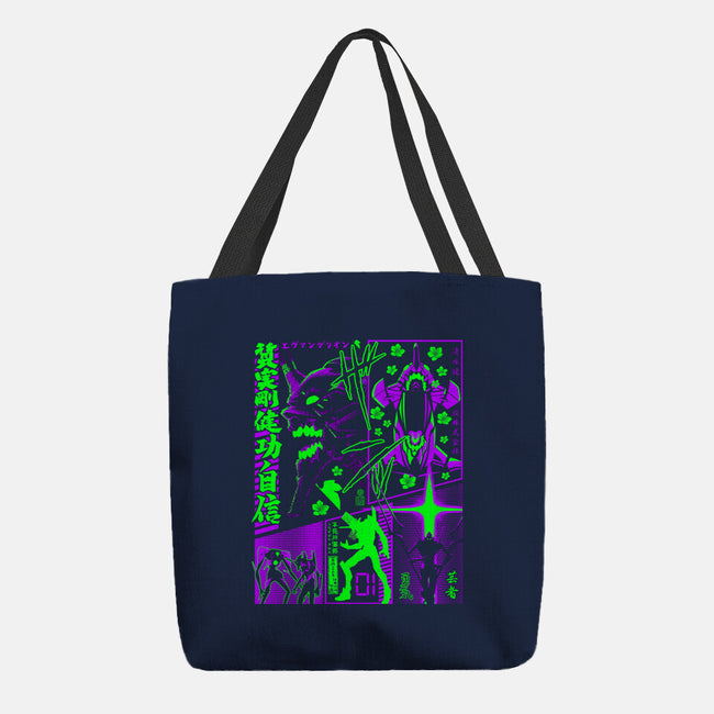 Neon Manga-none basic tote bag-albertocubatas