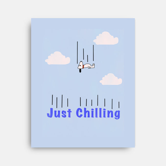 Just Chilling-none stretched canvas-Bucko