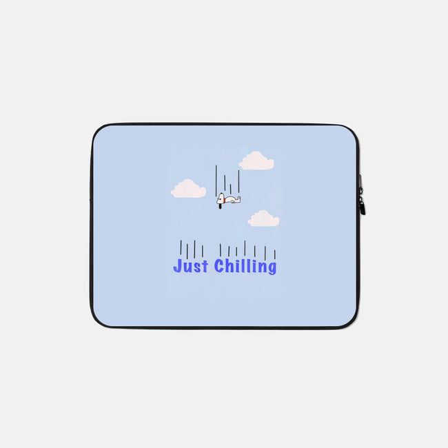 Just Chilling-none zippered laptop sleeve-Bucko