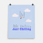 Just Chilling-none matte poster-Bucko