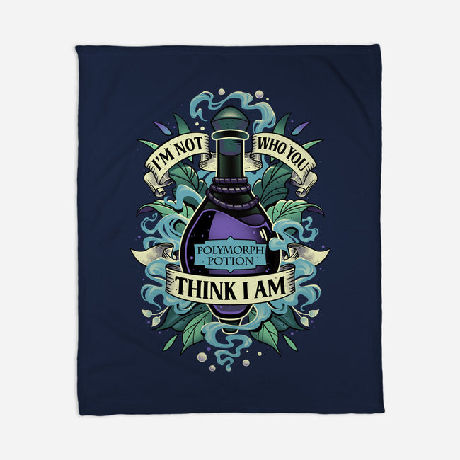 Not Who You Think I Am-none fleece blanket-Snouleaf