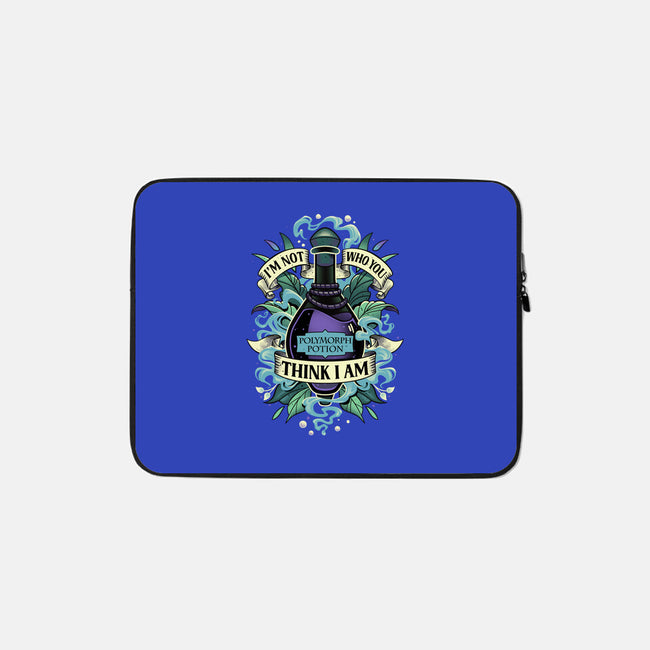 Not Who You Think I Am-none zippered laptop sleeve-Snouleaf