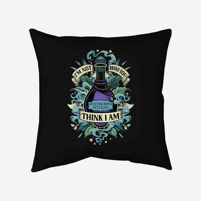 Not Who You Think I Am-none removable cover w insert throw pillow-Snouleaf