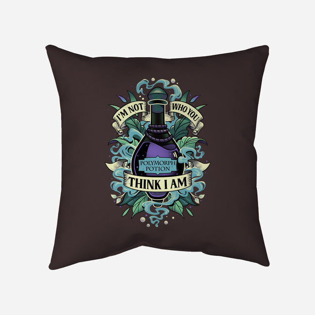 Not Who You Think I Am-none removable cover w insert throw pillow-Snouleaf