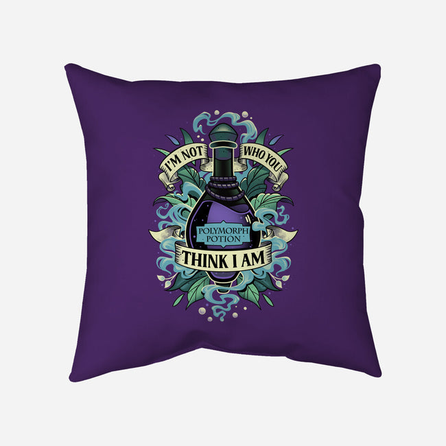 Not Who You Think I Am-none removable cover throw pillow-Snouleaf