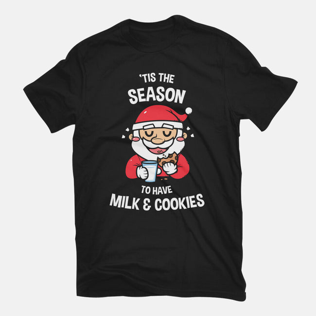 Tis The Season For Milk And Cookies-mens premium tee-krisren28