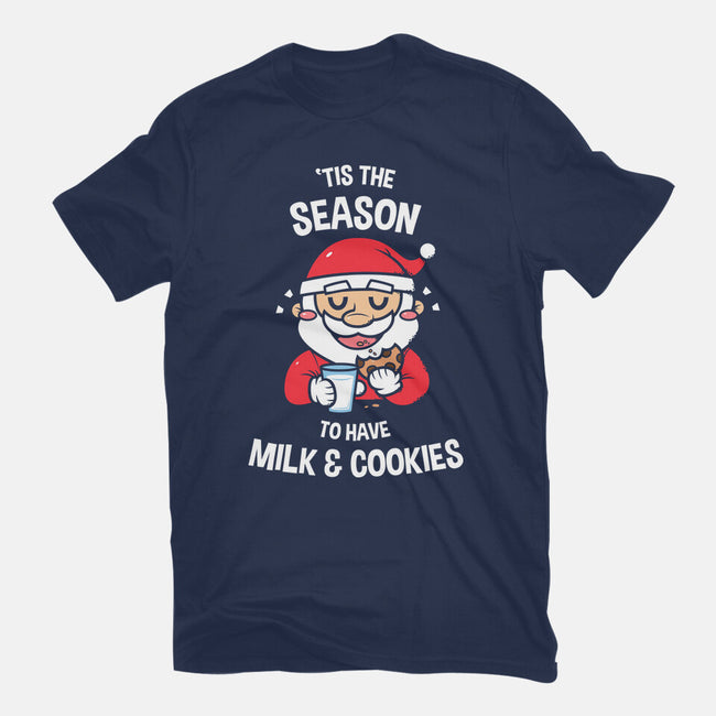 Tis The Season For Milk And Cookies-mens premium tee-krisren28