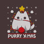 Purry Xmas-none removable cover w insert throw pillow-Vallina84