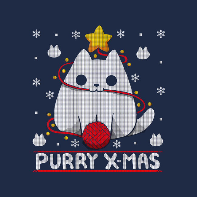Purry Xmas-none removable cover throw pillow-Vallina84