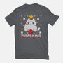 Purry Xmas-womens basic tee-Vallina84
