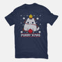 Purry Xmas-womens basic tee-Vallina84