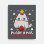 Purry Xmas-none stretched canvas-Vallina84