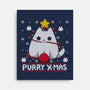 Purry Xmas-none stretched canvas-Vallina84