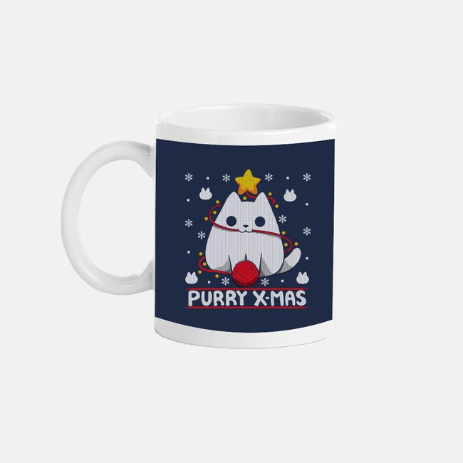 Purry Xmas-none mug drinkware-Vallina84