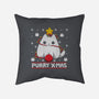 Purry Xmas-none removable cover w insert throw pillow-Vallina84