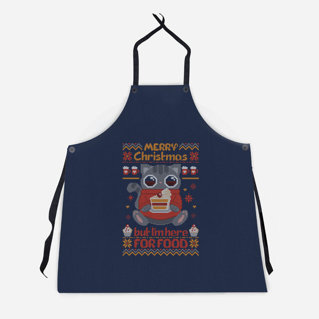 I'm Here For The Food-unisex kitchen apron-ricolaa