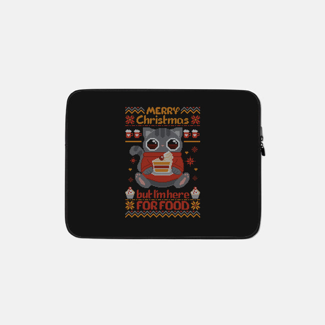 I'm Here For The Food-none zippered laptop sleeve-ricolaa