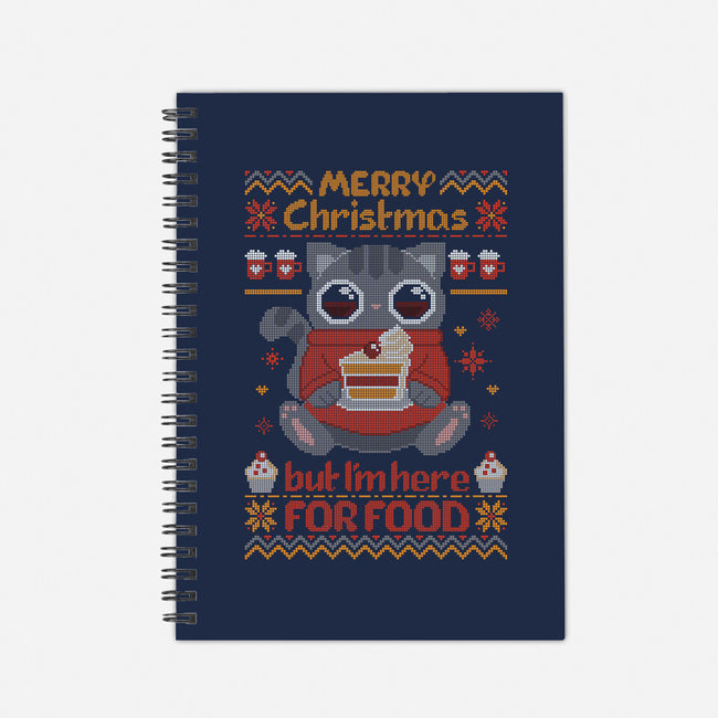 I'm Here For The Food-none dot grid notebook-ricolaa