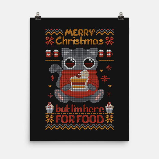 I'm Here For The Food-none matte poster-ricolaa