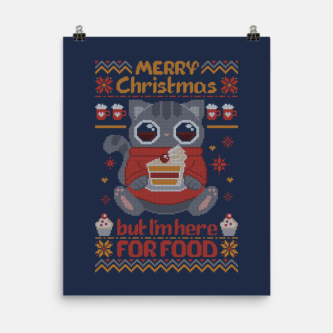 I'm Here For The Food-none matte poster-ricolaa