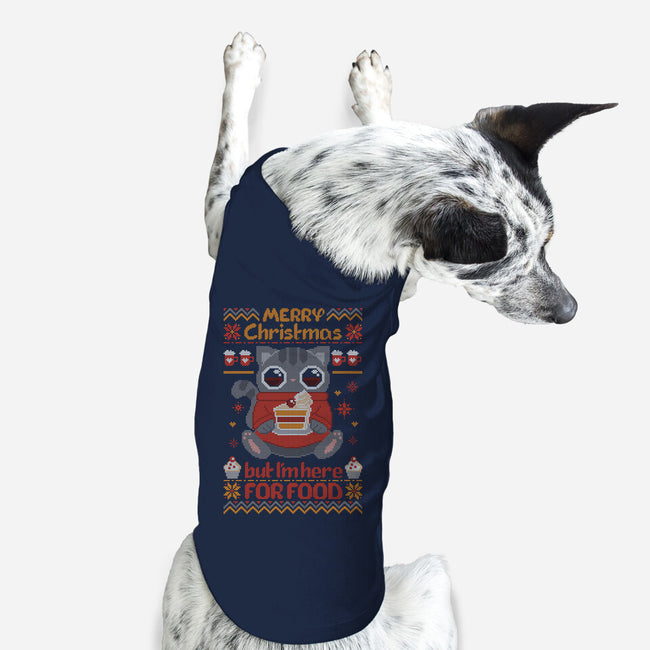 I'm Here For The Food-dog basic pet tank-ricolaa
