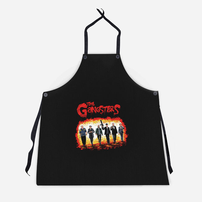 The Gangsters-unisex kitchen apron-zascanauta