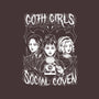 Goth Girls Social Coven-none glossy sticker-eduely