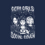 Goth Girls Social Coven-womens v-neck tee-eduely