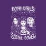 Goth Girls Social Coven-none basic tote bag-eduely