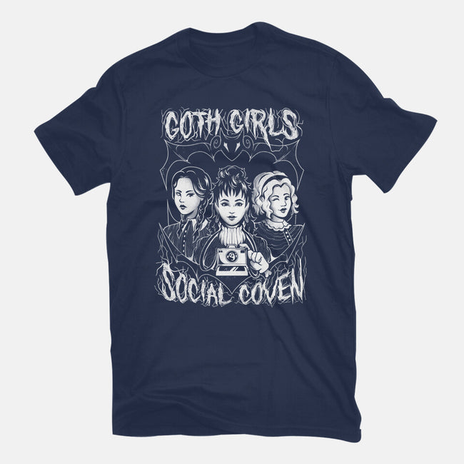 Goth Girls Social Coven-unisex basic tee-eduely